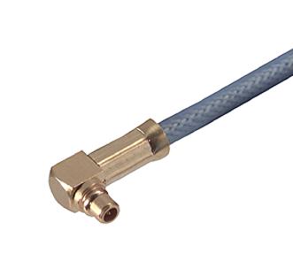 16_MMCX-50-2-4/111_OH RF COAX CONN, MMCX PLUG, 50 OHM, CABLE HUBER+SUHNER