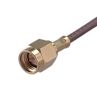 11_SMA-50-2-6/111_NE RF COAX CONN, SMA PLUG, 50 OHM, CABLE HUBER+SUHNER