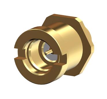 14_SMP-50-2-S2/111_NE RF COAX CONN, SMP PLUG, 50 OHM, CABLE HUBER+SUHNER