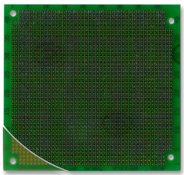 RE130-LF PCB, METR.LABCARD, FR4, 2.00MM ROTH ELEKTRONIK