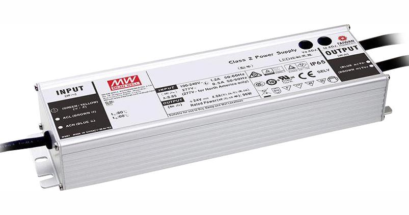 HLG-100H-30AB LED DRIVER, CONSTANT CURRENT/VOLT, 96W MEAN WELL