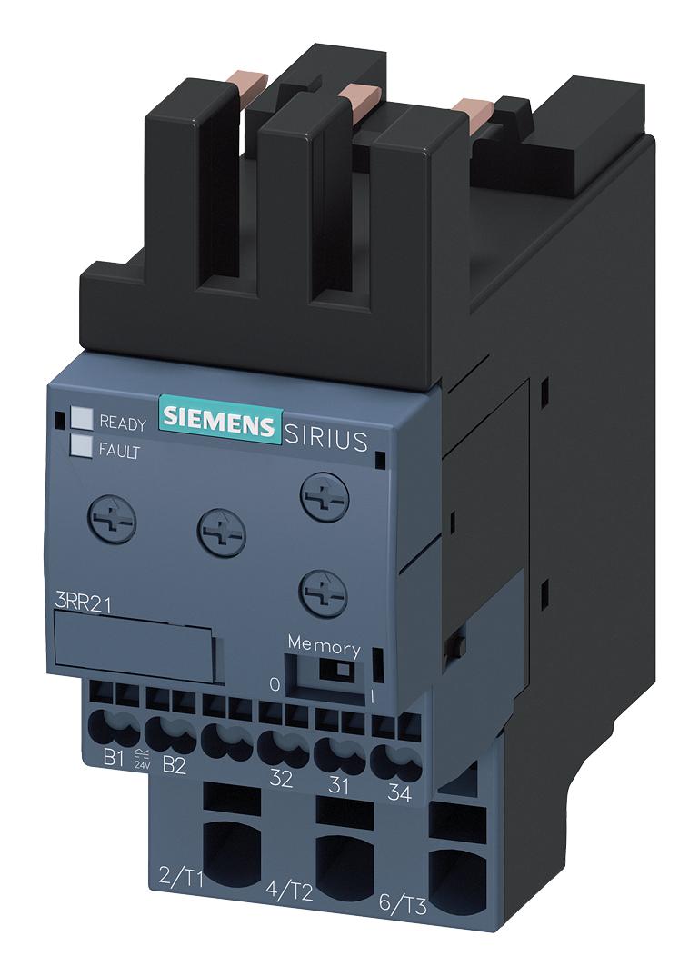 3RR2142-2AW30 CURRENT SENSING RELAY, 3A/400VAC, SPRING SIEMENS