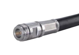 21_N-50-10-1/133_UF RF COAX CONN, N JACK, 50 OHM, CABLE HUBER+SUHNER
