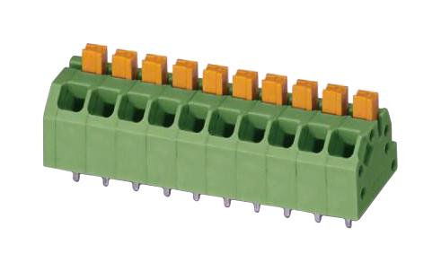 SPTAF 1/11-3,5-EL-EX TERMINAL BLOCK, WTB, 11POS, 24-16AWG PHOENIX CONTACT