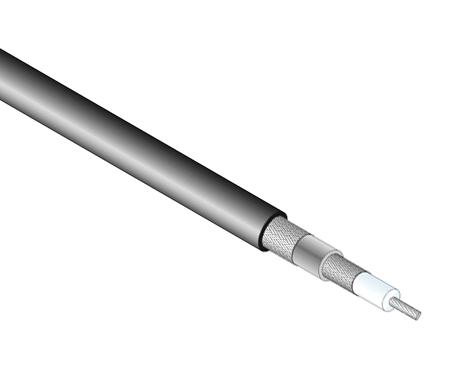 22510117 TRIAXIAL CABLE, 4.25MM, 50 OHM, 1M HUBER+SUHNER