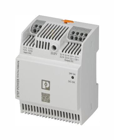 1088478 POWER SUPPLY, AC-DC, 24V, 5A PHOENIX CONTACT