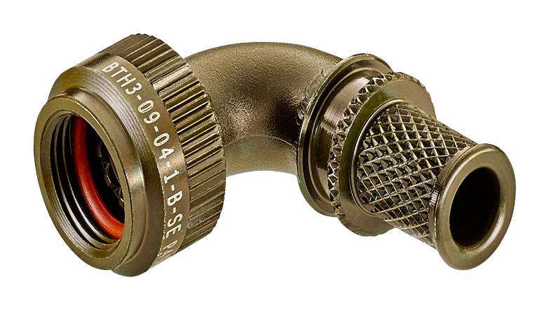 BTH3-13-08-1-B-SE BACKSHELL, SIZE 13, 90DEG, ALUM ALLOY TE CONNECTIVITY