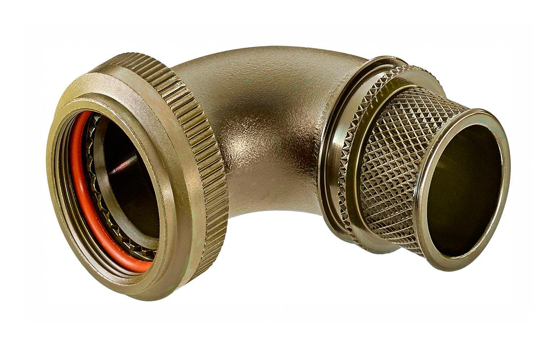 BTH3-17-12-1-B-SE BACKSHELL, SIZE 17, 90DEG, ALUM ALLOY TE CONNECTIVITY