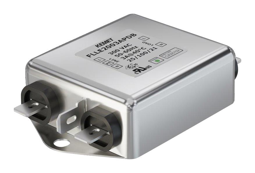 FLLE2006APMB POWER LINE FILTER, MEDICAL, 6A, 300V KEMET