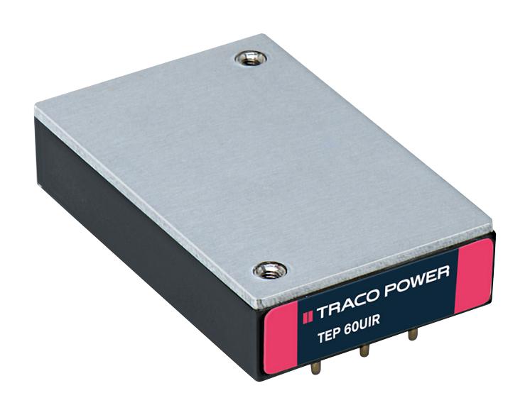 TEP 60-3615UIR DC-DC CONVERTER, 24V, 2.5A TRACO POWER