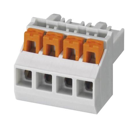 2202344 TERMINAL BLOCK, PLUGGABLE, 4POS, 16AWG PHOENIX CONTACT