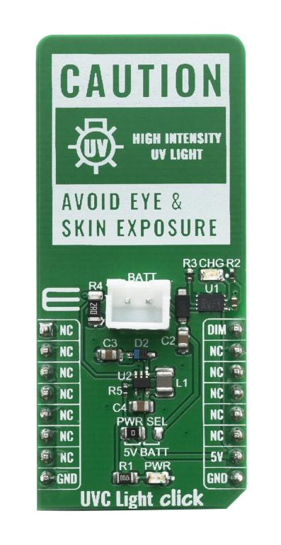 MIKROE-4177 UVC LIGHT CLICK BOARD MIKROELEKTRONIKA