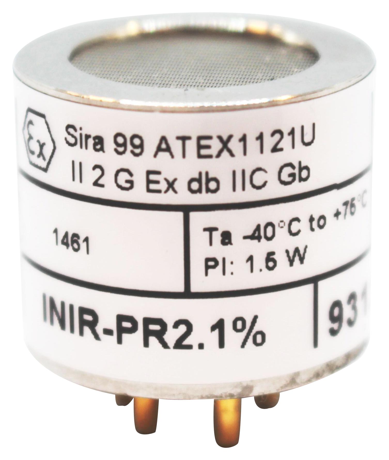 INIR-PR2.1% GAS DETECT SENSOR, PROPANE, 100PPM, INIR AMPHENOL SGX SENSORTECH