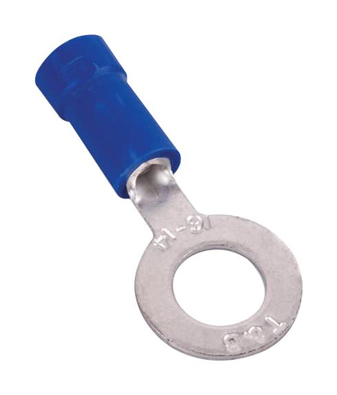7TAI029470R0012 TERMINAL, RING TONGUE, 1/4", 14AWG, BLUE ABB