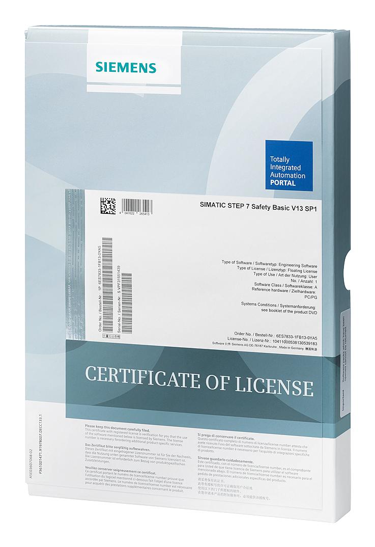 6ES7833-1FC02-0YE5 SOFTWARE & STARTER KITS SIEMENS