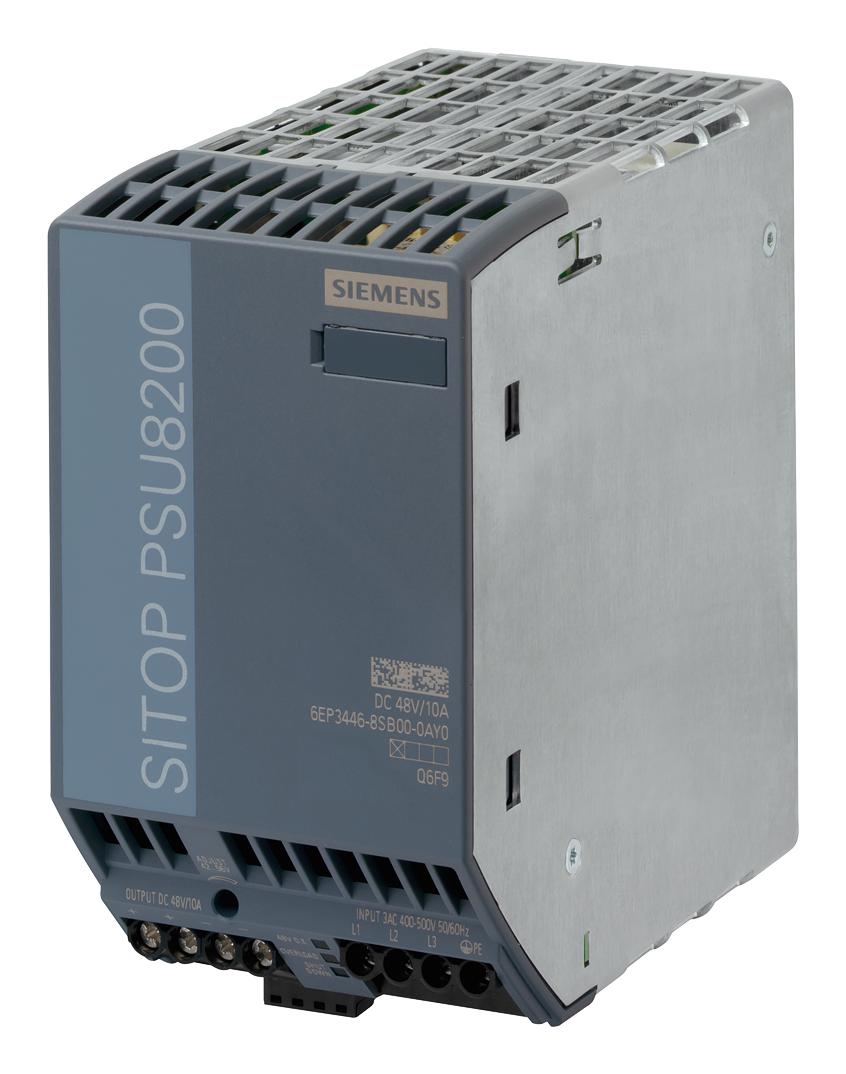 6EP3446-8SB00-0AY0 POWER SUPPLY, AC-DC, 48V, 10A SIEMENS