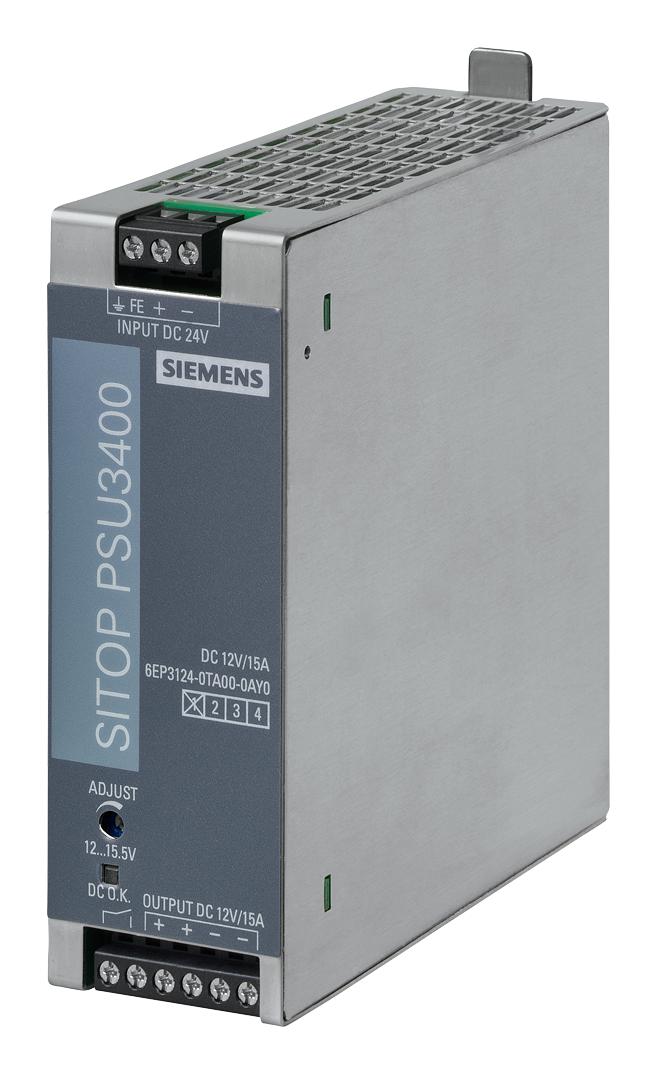 6EP3124-0TA00-0AY0 DC-DC CONVERTER, 12V, 15A SIEMENS