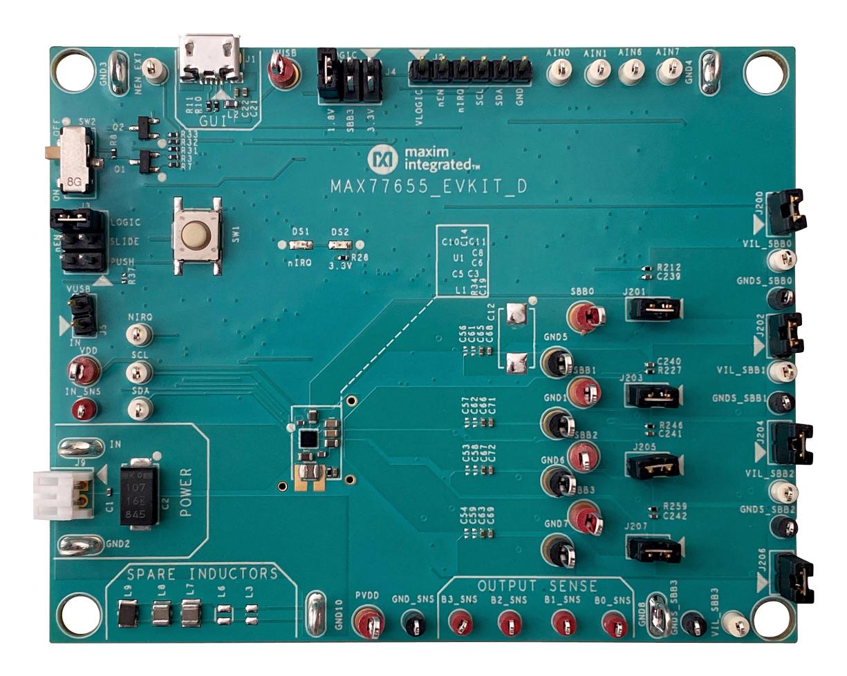 MAX77655EVKIT# EVALUATION KIT, SIMO REGULATOR MAXIM INTEGRATED / ANALOG DEVICES