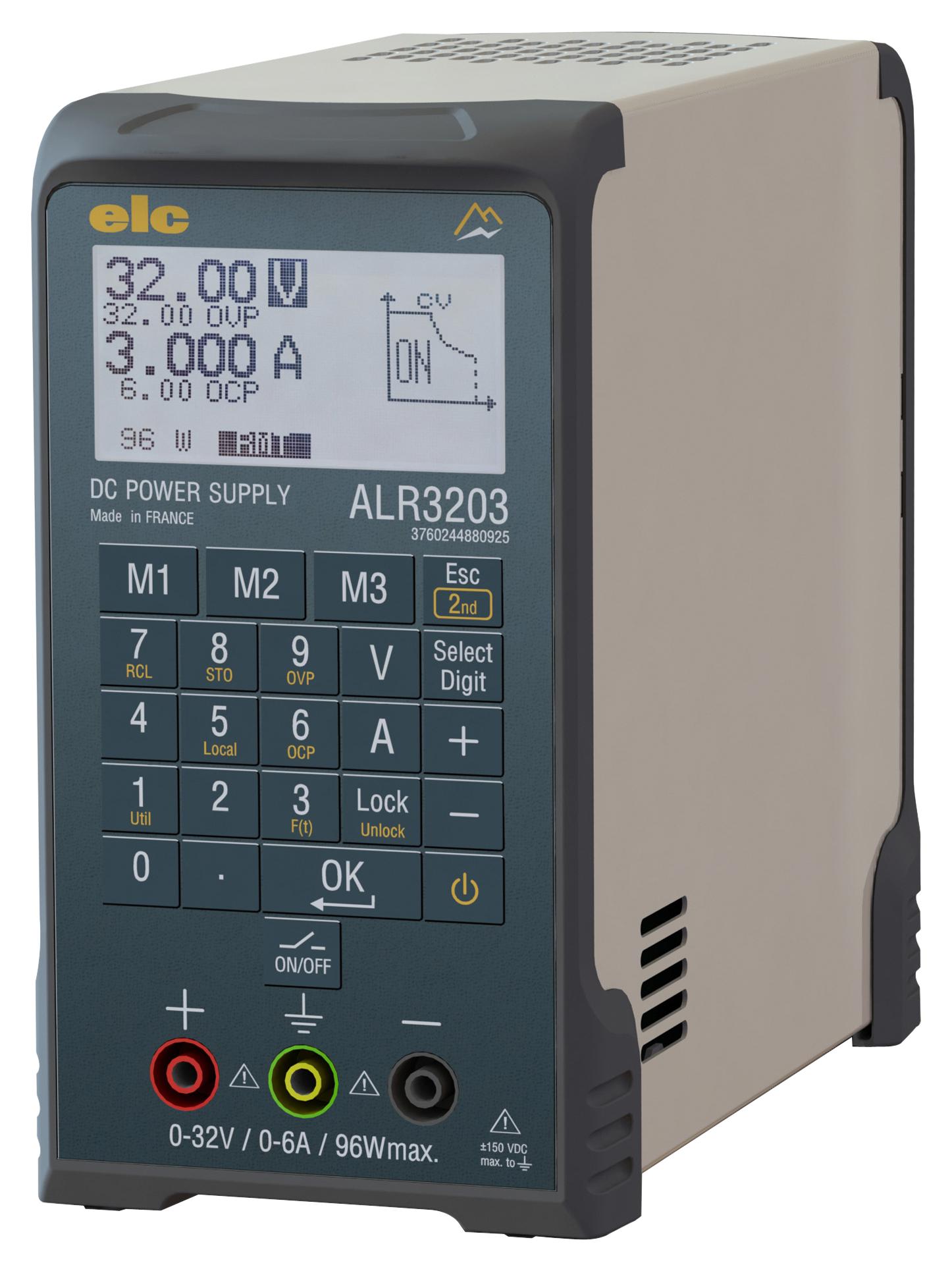 ALR3203 POWER SUPPLY, PROG, 6A, 32V, 96W ELC