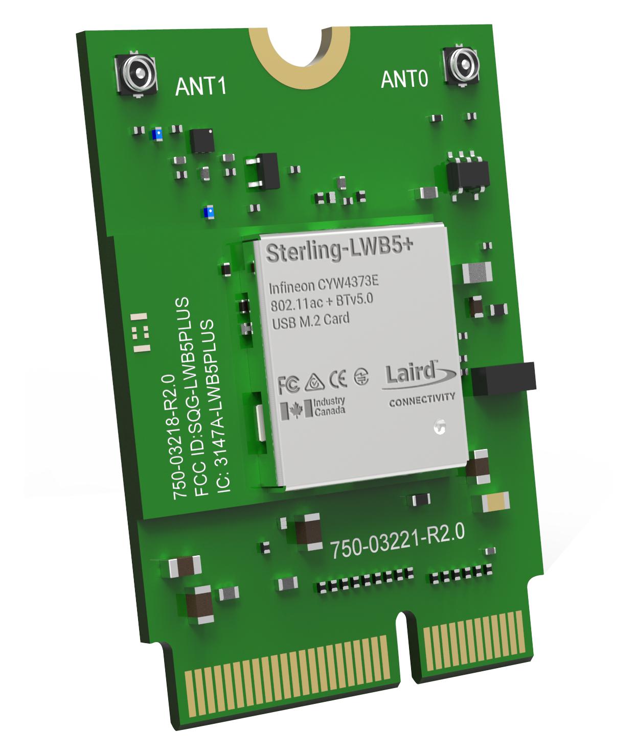 453-00049 WI-FI/BLUETOOTH MODULE, 2.4GHZ & 5GHZ LAIRD CONNECTIVITY