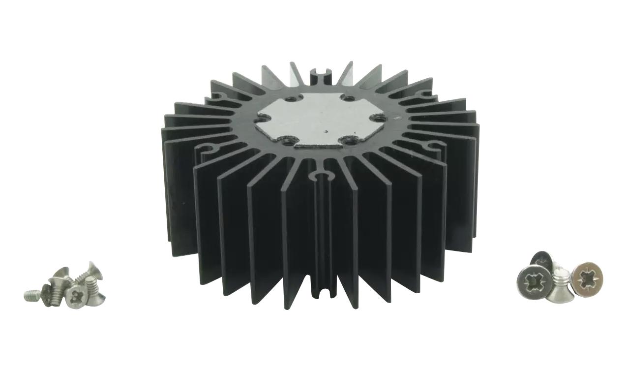 ILA-HSINK-STAR-50X60MM-BLK-K. LED STAR HEATSINK KIT, 50X60MM, BLACK INTELLIGENT LED SOLUTIONS