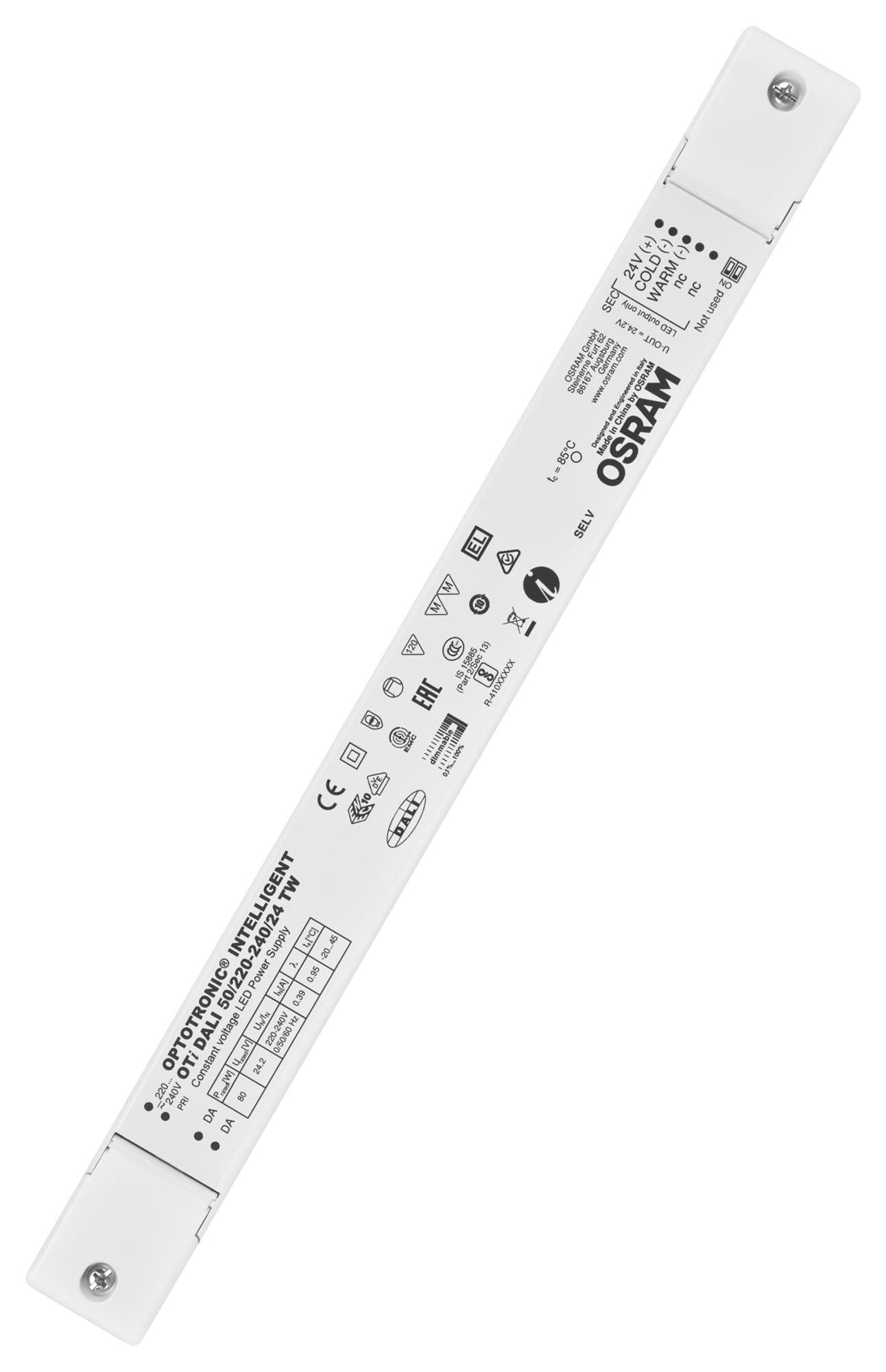 OTI-DALI-50/220-240/1A4-BOX LED DRIVER, CONSTANT CURRENT, 60V, 55W OSRAM