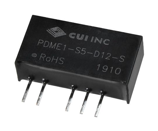 PDME1-S5-D5-S DC-DC CONVERTER, 2 O/P, 1W CUI