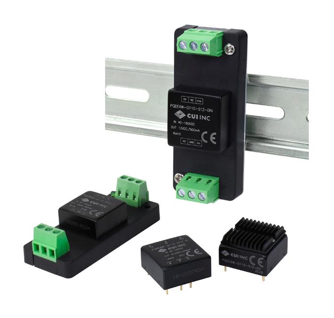 PQDE6W-Q110-S24-T DC-DC CONVERTER, 24V, 0.25A CUI