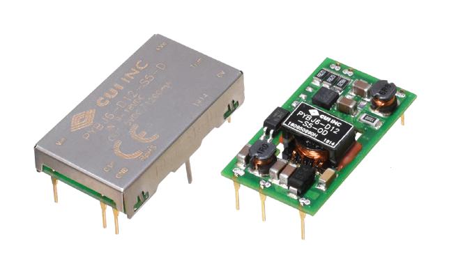 PYBJ6-D12-S15-OD DC-DC CONVERTER, 15V, 0.4A CUI