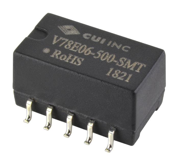 V78E06-500-SMT-TR DC-DC CONVERTER, 6.5V, 0.5A CUI
