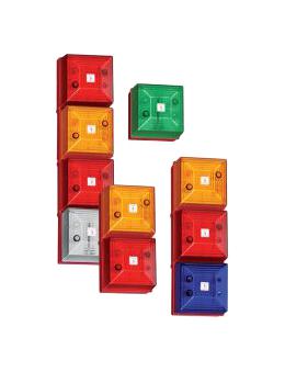 212899 BEACON, RED, FLASHING, 24VDC CLIFFORD AND SNELL