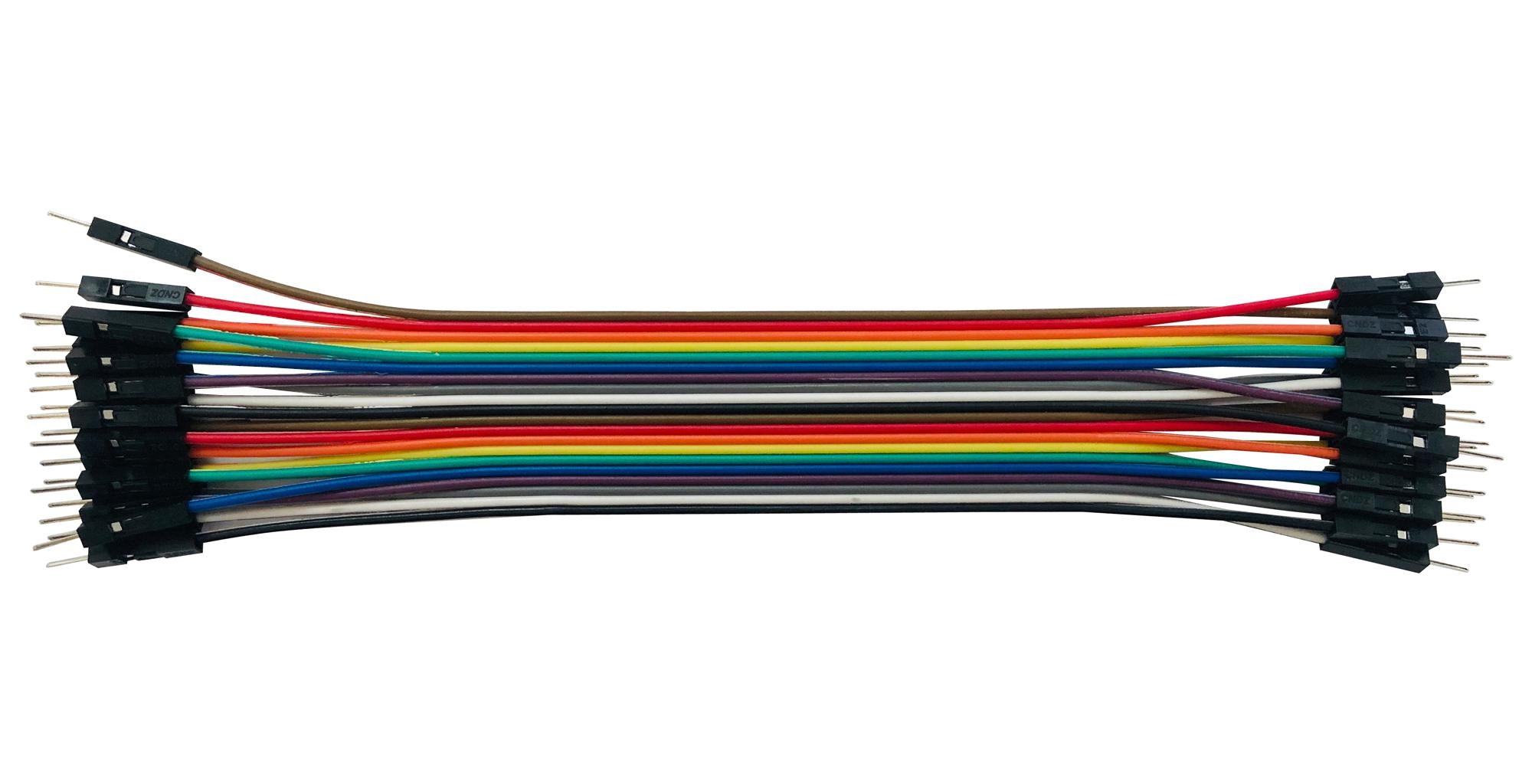 MP006282 JUMPER WIRE KIT, MALE TO MALE, 100MM MULTICOMP PRO