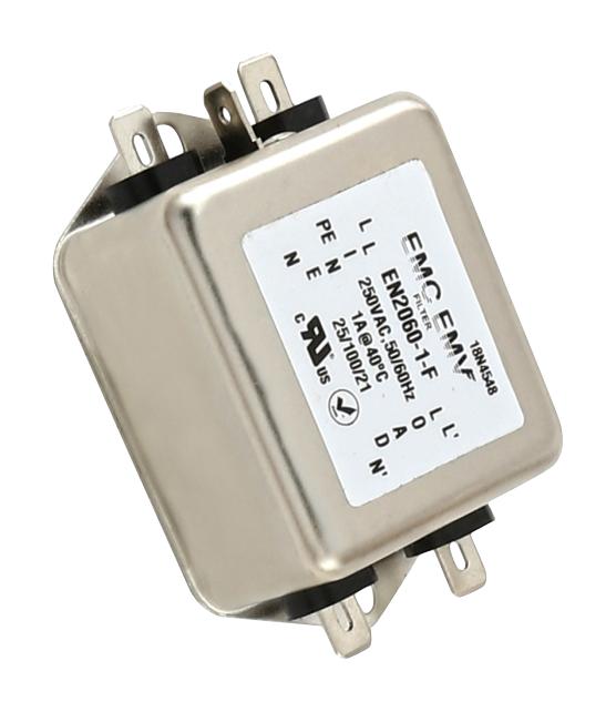 A-EN2060-16-F POWER LINE FILTER, 1 PHASE, 16A, QC UNITED AUTOMATION