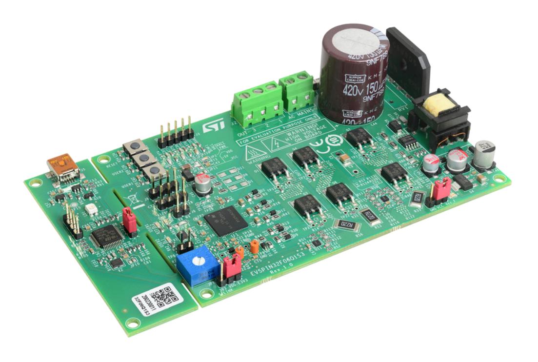 EVSPIN32F06Q1S3 EVAL BOARD, 3-PHASE INVERTER, PMSP STMICROELECTRONICS