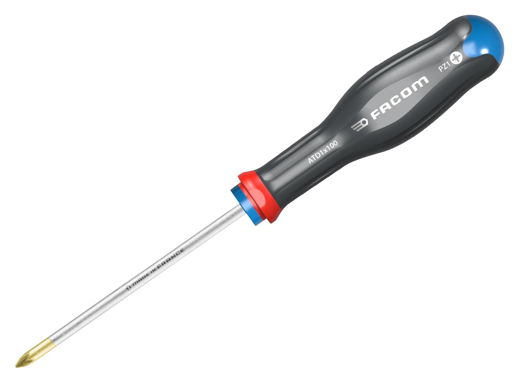 ATD1X75 SCREWDRIVER, PZ1, 75MM, 184MM FACOM