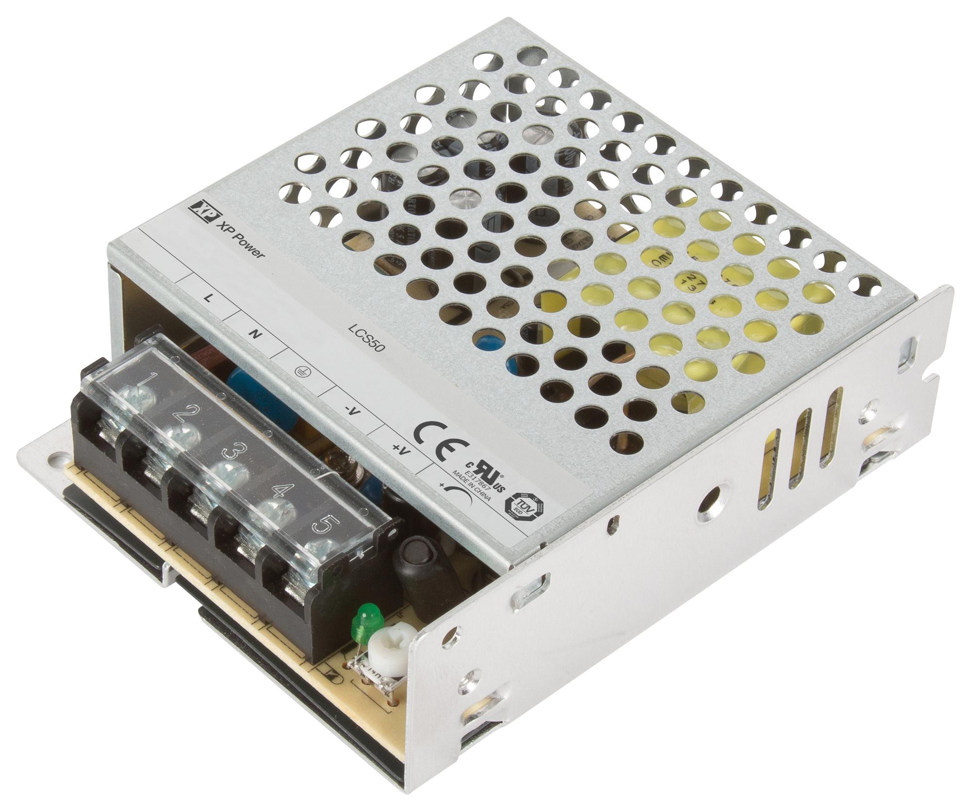 LCS50US24 POWER SUPPLY, AC-DC, 24V, 2.2A XP POWER