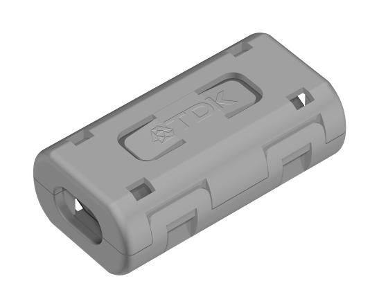 ZCAT10D SPLIT CORE FERRITE, 25 OHM, 7MM X 4MM TDK