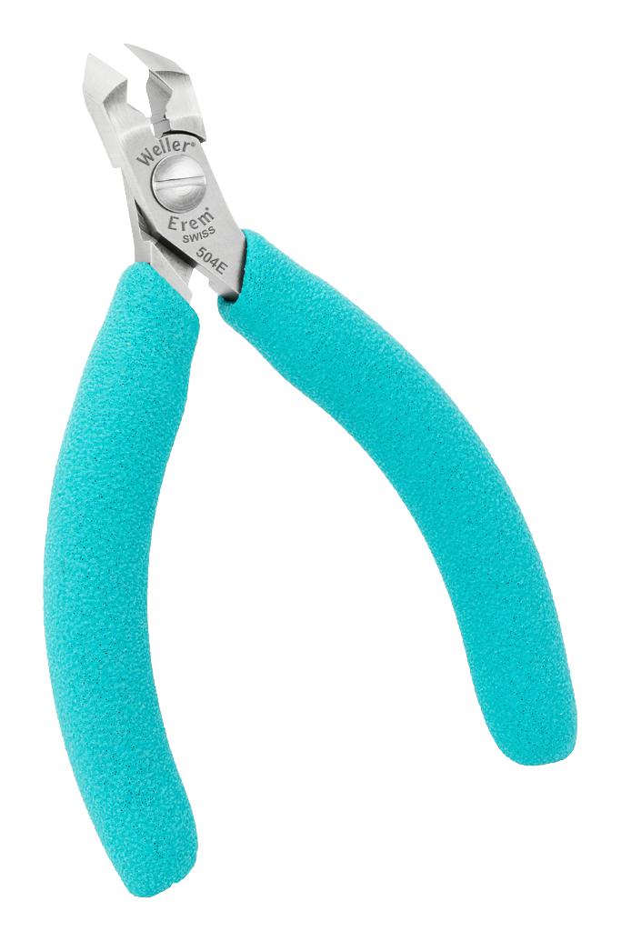 504E WIRE CUTTER, ANGLED/TAPERED HEAD WELLER EREM