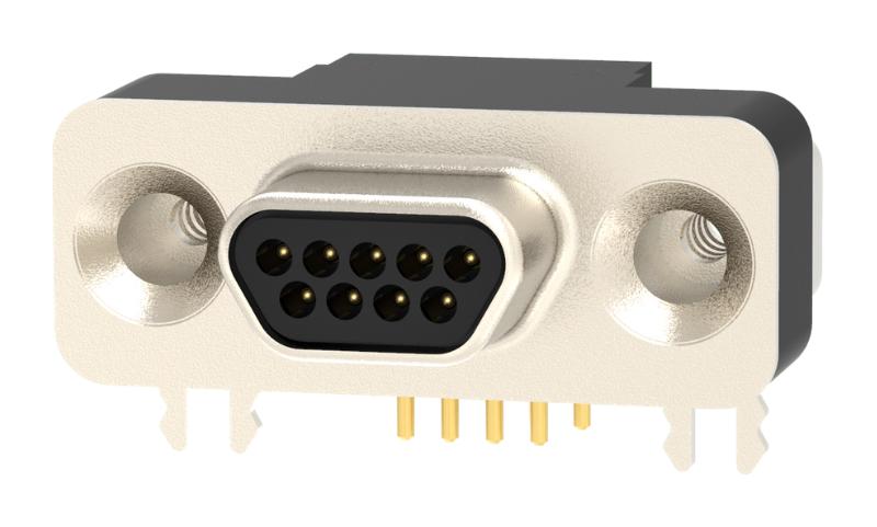 581-M09-113L462 MICRO-D SUB CONN, R/A PLUG, 9POS, SOLDER NORCOMP