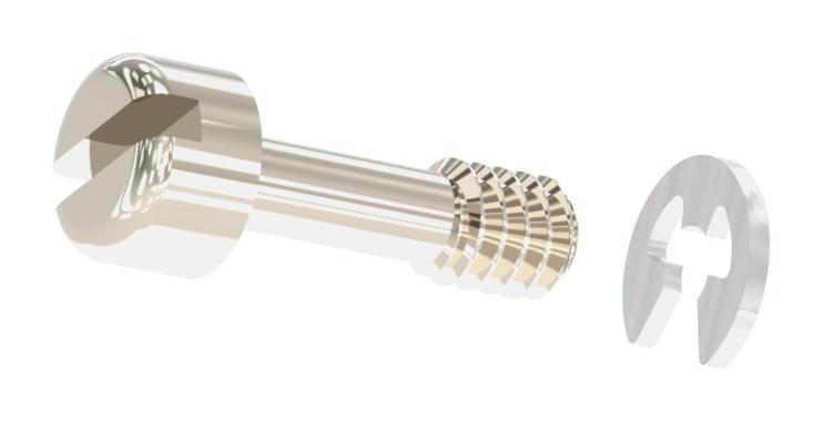 160-580-CLGRKT1 JACK SCREW KIT, 7MM, 2-56, BRASS NORCOMP