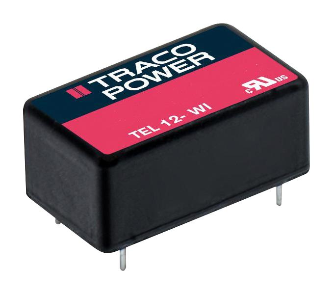 TEL 12-2423WI DC-DC CONVERTER, 2 O/P, 12W TRACO POWER