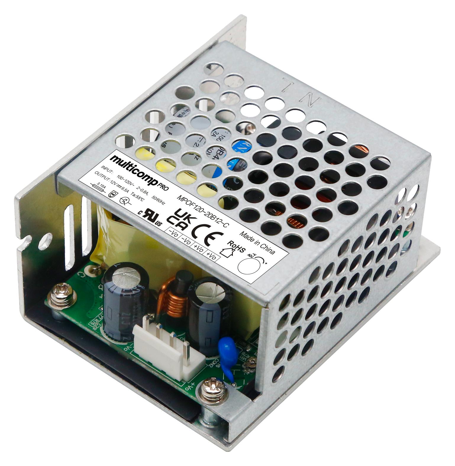 MPOF120-20B15-C POWER SUPPLY, AC-DC, 15V, 7.6A MULTICOMP PRO