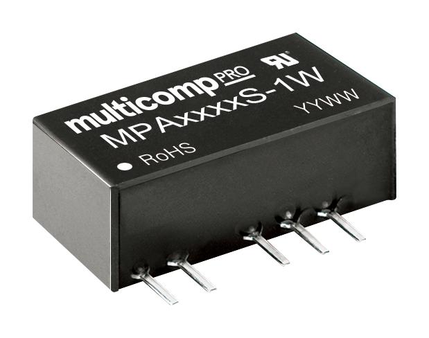 MPA1203S-1W DC-DC CONVERTER, 2 O/P, 1W MULTICOMP PRO