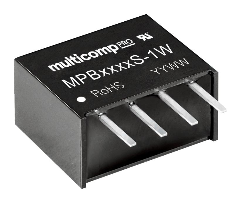 MPB1205S-1W DC-DC CONVERTER, 5V, 0.2A MULTICOMP PRO