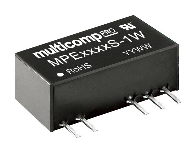 MPE1205S-1W DC-DC CONVERTER, 2 O/P, 1W MULTICOMP PRO