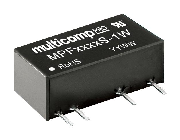 MPF2403S-1W DC-DC CONVERTER, 3.3V, 0.303A MULTICOMP PRO