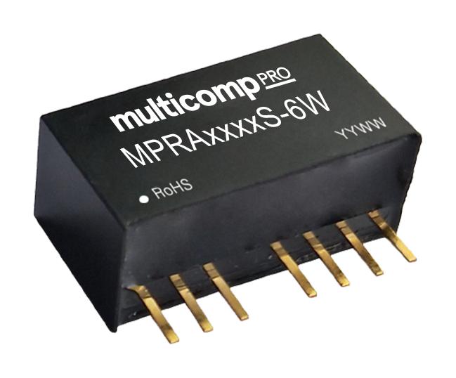 MPRA2424S-6W DC-DC CONVERTER, 2 O/P, 6W MULTICOMP PRO