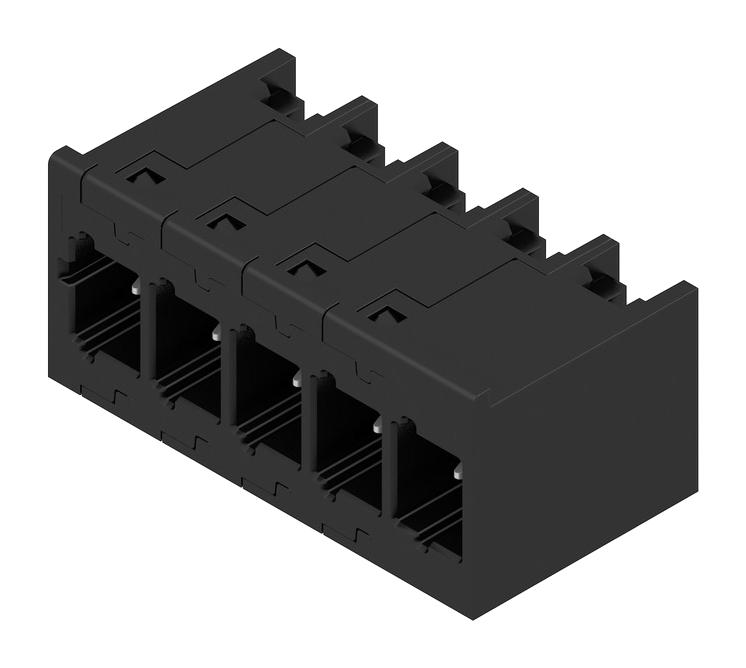 2741440000 TERMINAL BLOCK, HEADER, R/A, 5POS, TH WEIDMULLER