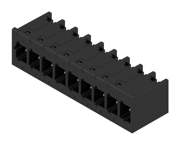 2741480000 TERMINAL BLOCK, HEADER, R/A, 9POS, TH WEIDMULLER