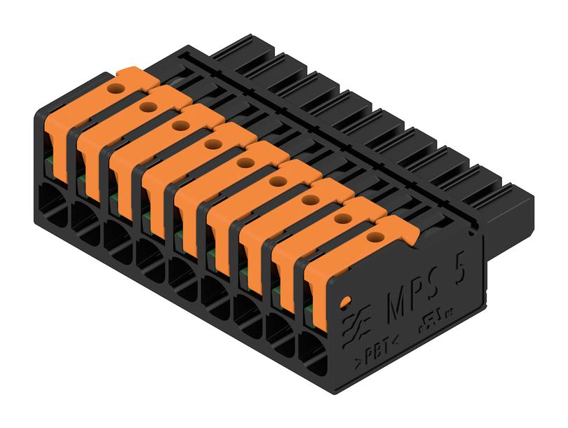 2741630000 TERMINAL BLOCK, PLUGGABLE, 9POS, 14AWG WEIDMULLER